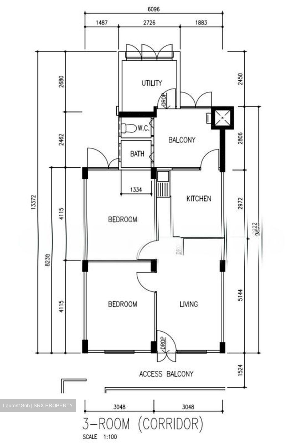 Blk 85C Lorong 4 Toa Payoh (Toa Payoh), HDB 3 Rooms #539451851